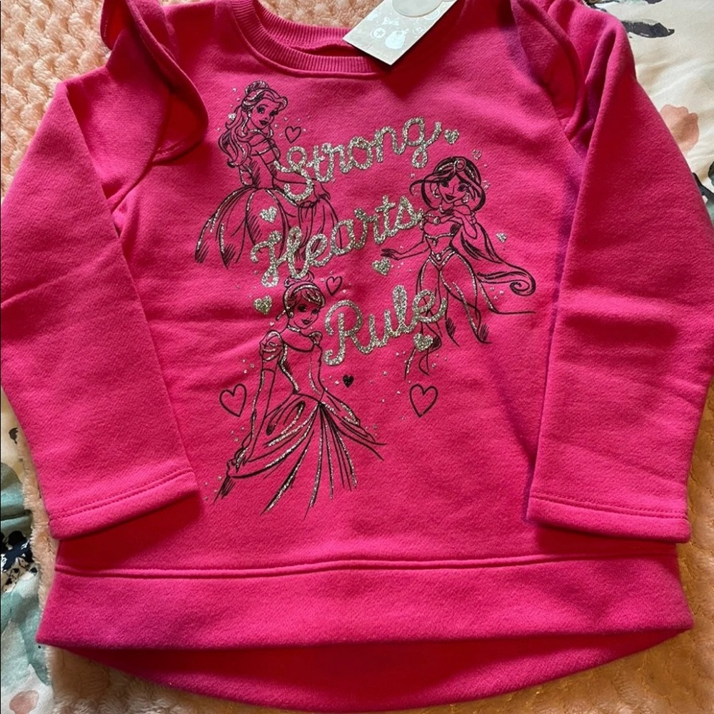 SSOLD ❌New Disney Princess Sweatshirt Size 4T